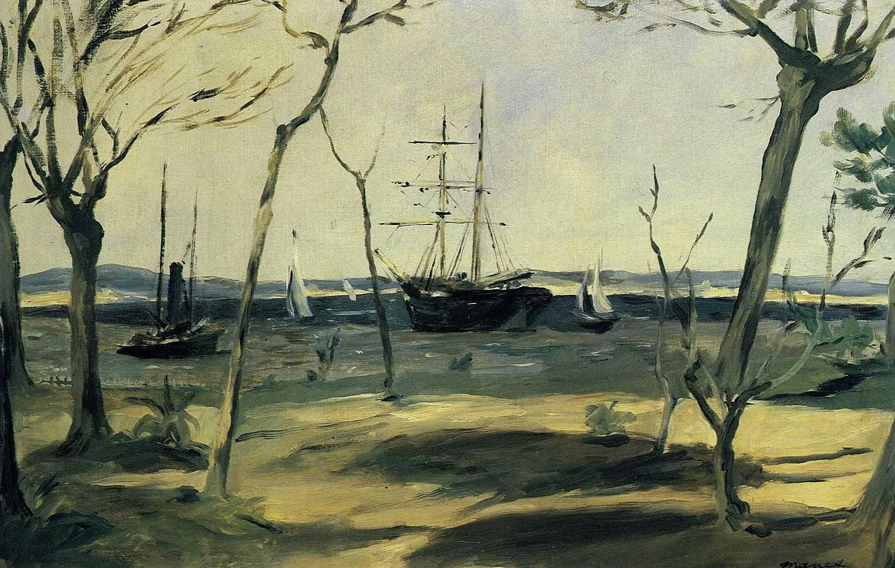  130-Édouard Manet, Il bacino di Arcachon, 1871-Sammlung E.G. Bührle 
